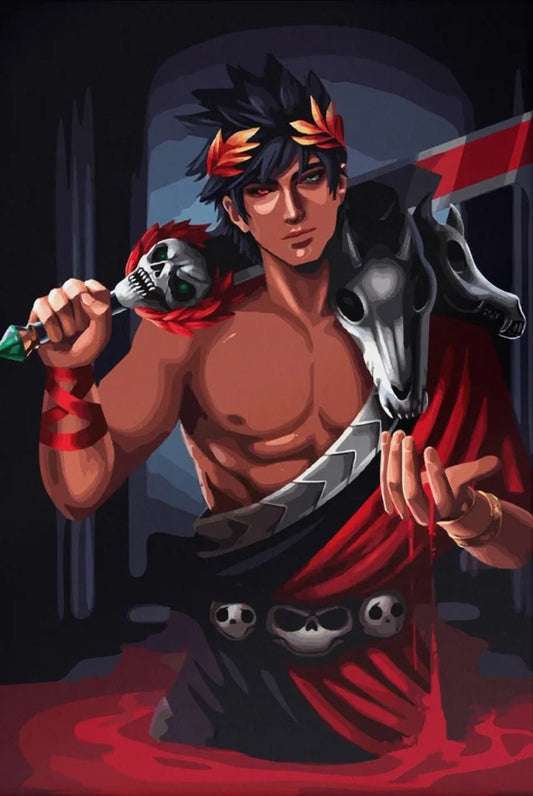 Classic Hades Game Cover Poster – Canvas Wall Art for Gaming Room Decor