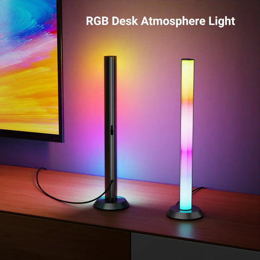 Smart LED Light Bars – RGB+IC TV Backlight with Music Sync & Scene Modes for Gaming and Ambient Lighting